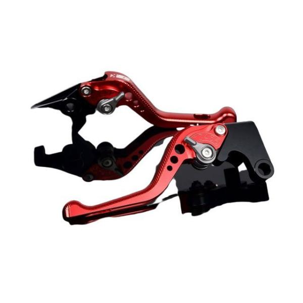 SPEEDRA アルミビレットアジャストレバーセット 3Dショート（レバー本体：レッド） アジャスタ...