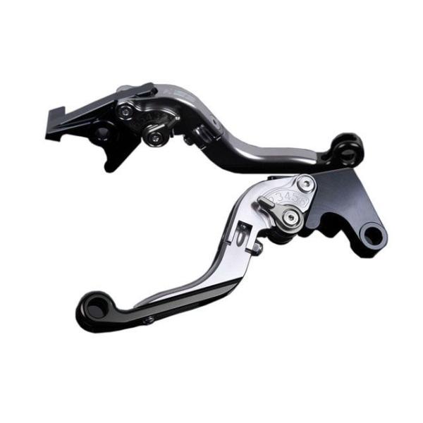 SPEEDRA ZX-6R アルミビレットアジャストレバーセット 可倒延長式（レバー本体：チタン） ...