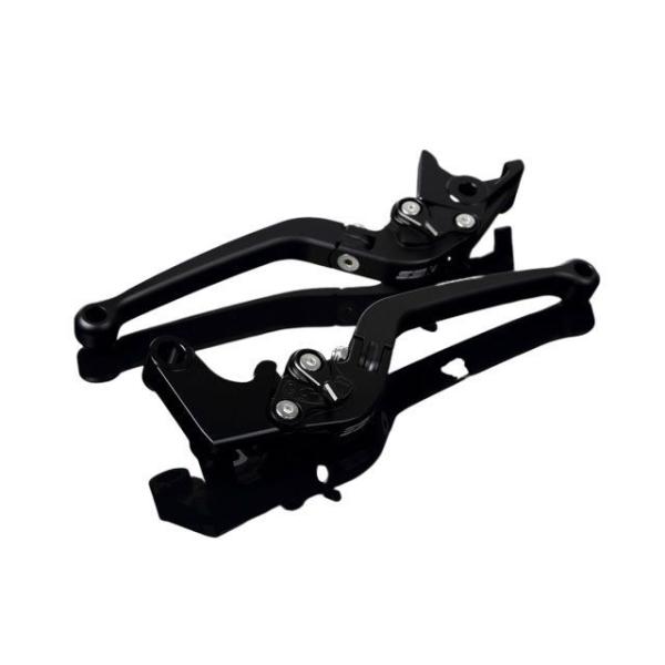 SPEEDRA アルミビレットアジャストレバーセット スタンダード可倒式（レバー本体：マットブラック...