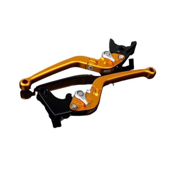 SPEEDRA アルミビレットアジャストレバーセット スタンダード可倒式（レバー本体：マットゴールド...