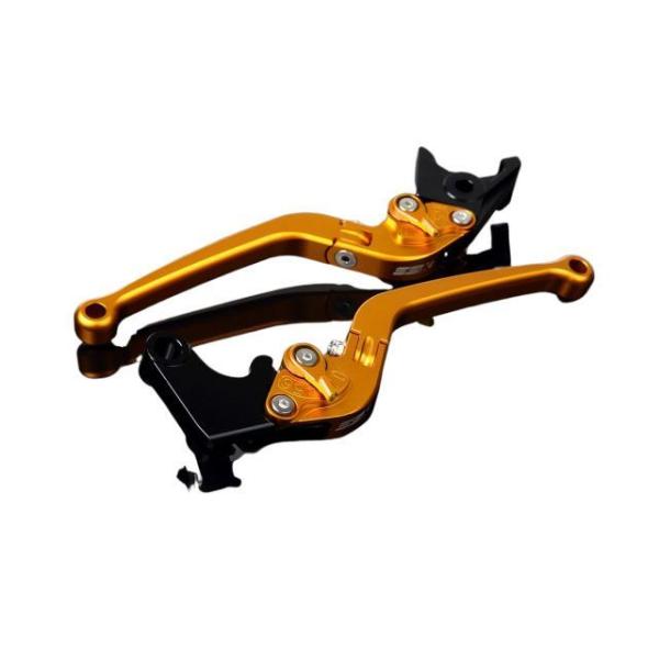 SPEEDRA アルミビレットアジャストレバーセット スタンダード可倒式（レバー本体：マットゴールド...