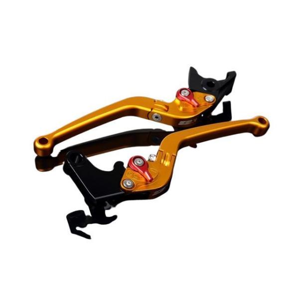 SPEEDRA アルミビレットアジャストレバーセット スタンダード可倒式（レバー本体：マットゴールド...