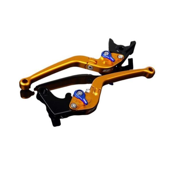 SPEEDRA アルミビレットアジャストレバーセット スタンダード可倒式（レバー本体：マットゴールド...