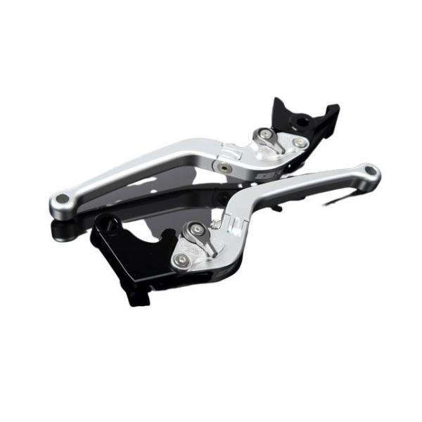 SPEEDRA アルミビレットアジャストレバーセット スタンダード可倒式（レバー本体：マットシルバー...