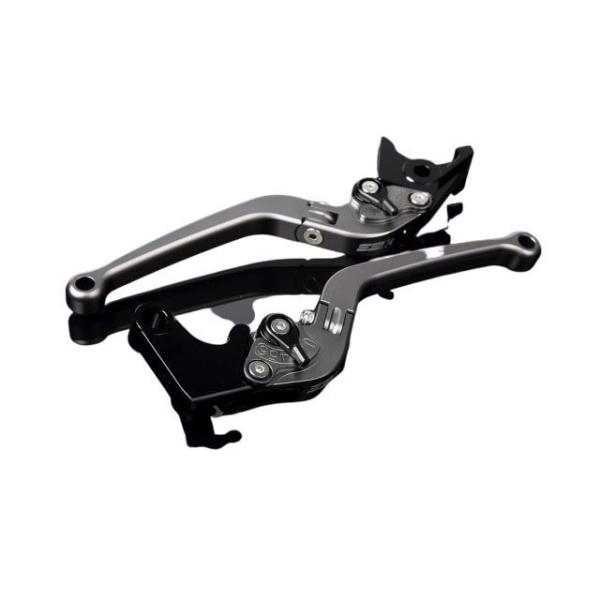 SPEEDRA アルミビレットアジャストレバーセット スタンダード可倒式（レバー本体：マットチタン）...