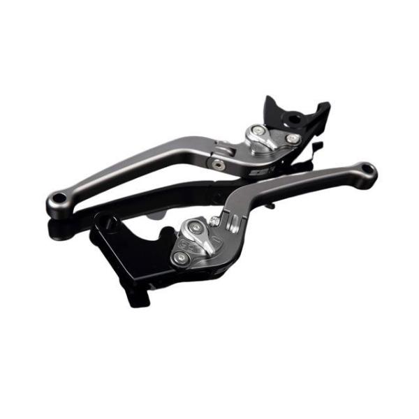 SPEEDRA アルミビレットアジャストレバーセット スタンダード可倒式（レバー本体：マットチタン）...