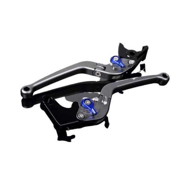 SPEEDRA アルミビレットアジャストレバーセット スタンダード可倒式（レバー本体：マットチタン）...