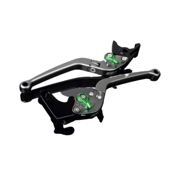 SPEEDRA アルミビレットアジャストレバーセット スタンダード可倒式（レバー本体：マットチタン）...