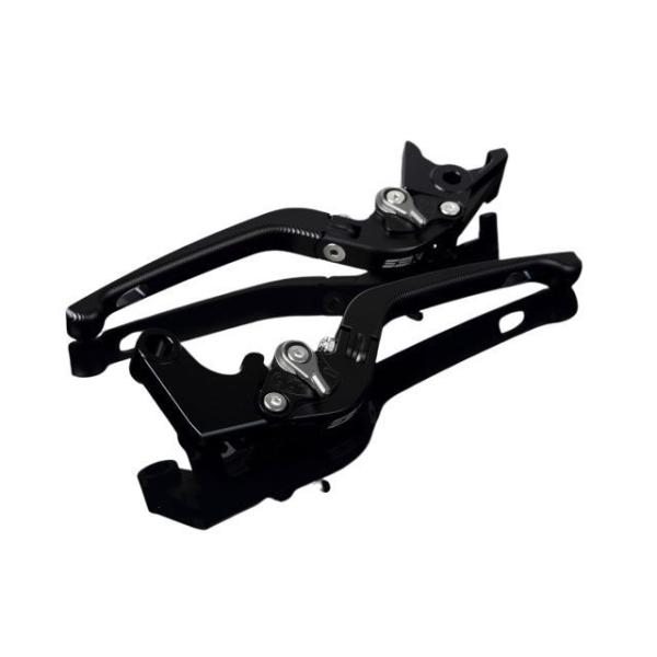 SPEEDRA アルミビレットアジャストレバーセット 3D可倒式（レバー本体：マットブラック） アジ...