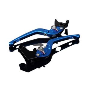 正規品／SPEEDRA アルミビレットアジャストレバーセット 3D可倒式（レバー本体：マットブルー） アジャスター：マットチタン SPEEDRA バ…