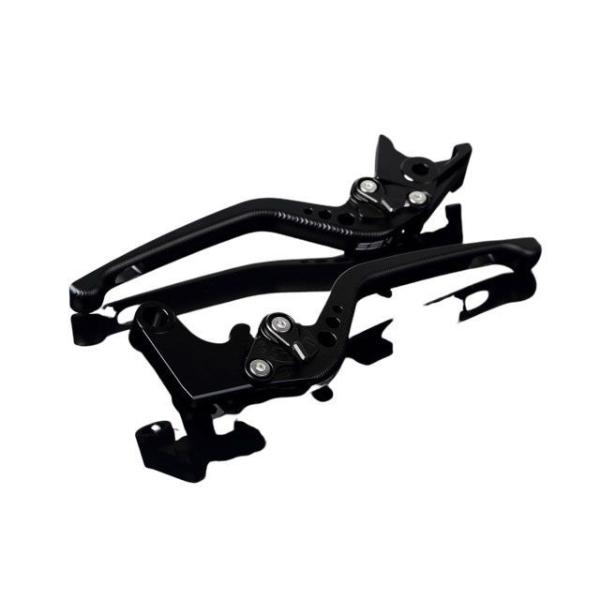 SPEEDRA アルミビレットアジャストレバーセット 3Dロング（レバー本体：マットブラック） アジ...