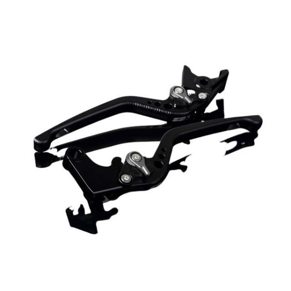 SPEEDRA アルミビレットアジャストレバーセット 3Dロング（レバー本体：マットブラック） アジ...