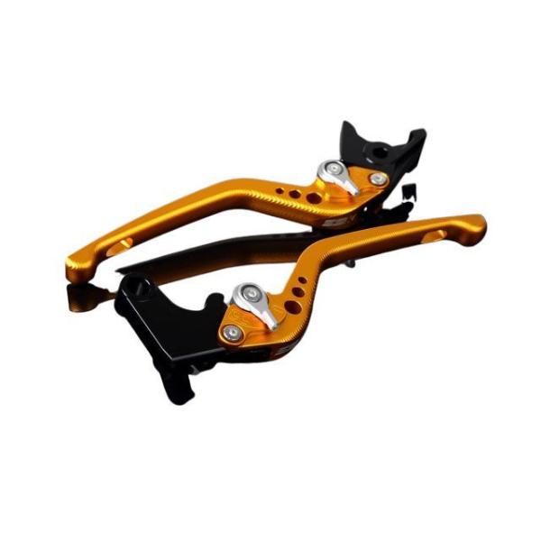 SPEEDRA アルミビレットアジャストレバーセット 3Dロング（レバー本体：マットゴールド） アジ...