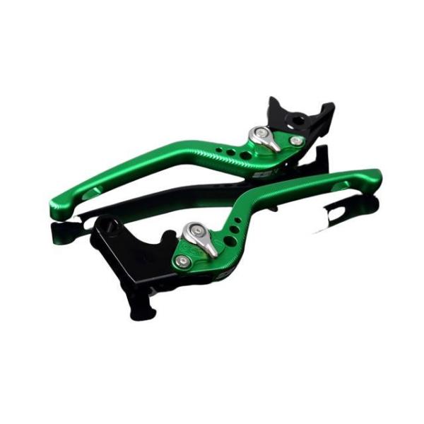 SPEEDRA アルミビレットアジャストレバーセット 3Dロング（レバー本体：マットグリーン） アジ...