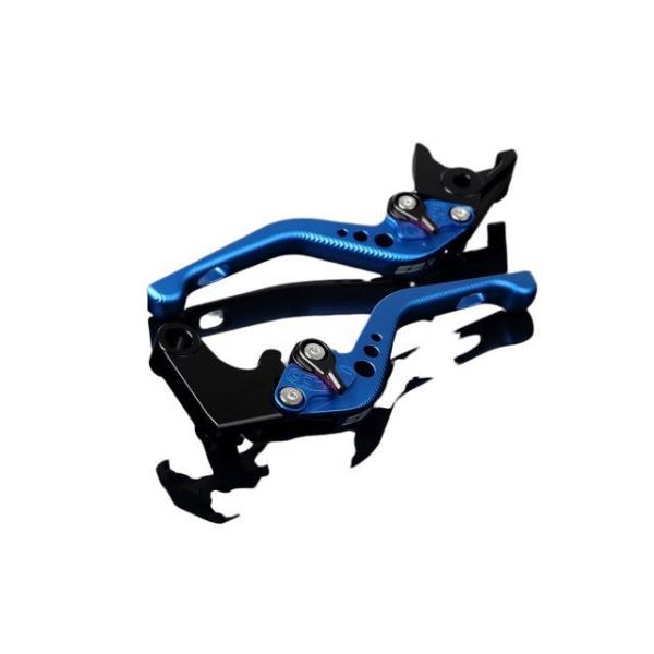 SPEEDRA アルミビレットアジャストレバーセット 3Dショート（レバー本体：マットブルー） アジ...