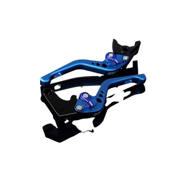 SPEEDRA アルミビレットアジャストレバーセット 3Dショート（レバー本体：マットブルー） アジ...