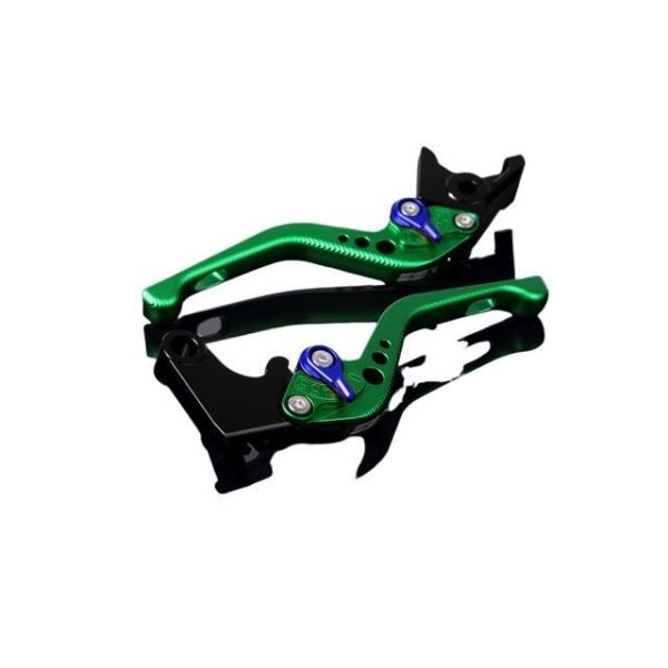 SPEEDRA アルミビレットアジャストレバーセット 3Dショート（レバー本体：マットグリーン） ア...