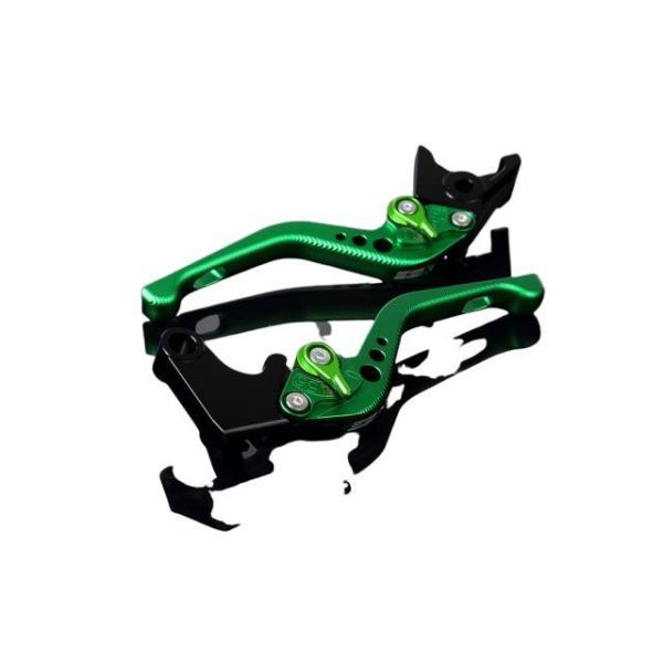 SPEEDRA アルミビレットアジャストレバーセット 3Dショート（レバー本体：マットグリーン） ア...