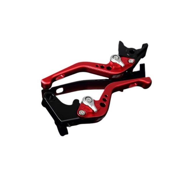 SPEEDRA アルミビレットアジャストレバーセット 3Dショート（レバー本体：マットレッド） アジ...