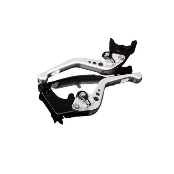 SPEEDRA アルミビレットアジャストレバーセット 3Dショート（レバー本体：マットシルバー） ア...