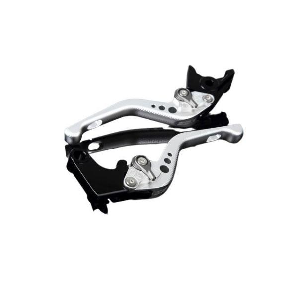 SPEEDRA アルミビレットアジャストレバーセット 3Dショート（レバー本体：マットシルバー） ア...