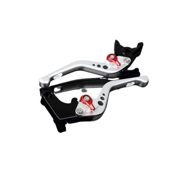 SPEEDRA アルミビレットアジャストレバーセット 3Dショート（レバー本体：マットシルバー） ア...