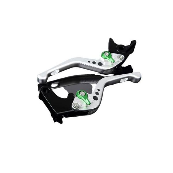 SPEEDRA アルミビレットアジャストレバーセット 3Dショート（レバー本体：マットシルバー） ア...