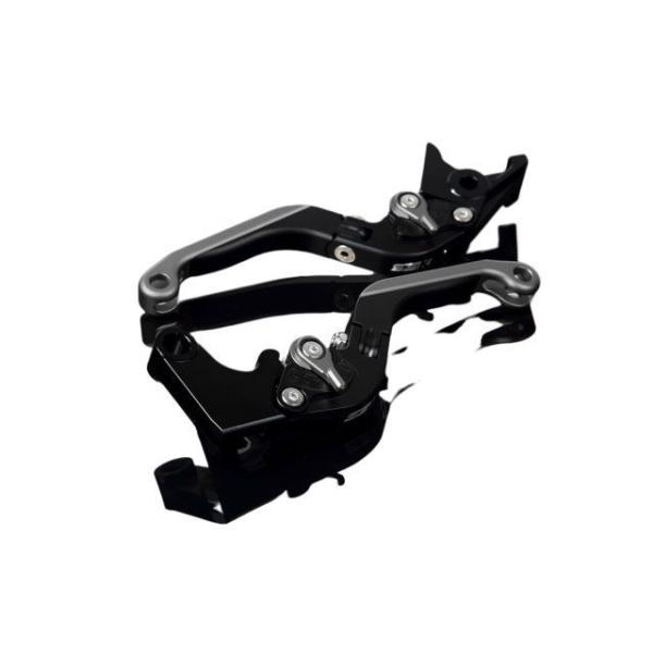 SPEEDRA アルミビレットアジャストレバーセット 可倒延長式（レバー本体：マットブラック） アジ...