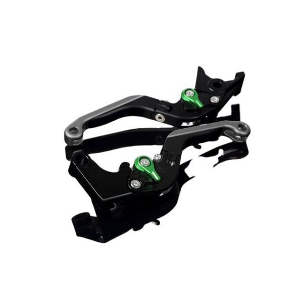 SPEEDRA アルミビレットアジャストレバーセット 可倒延長式（レバー本体：マットブラック） アジ...