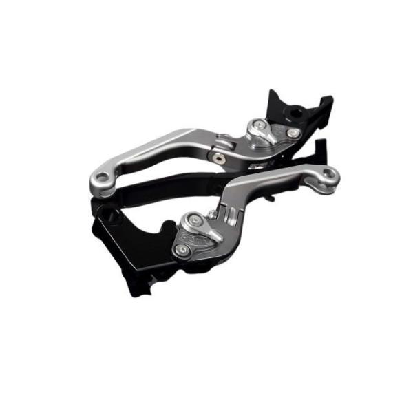 SPEEDRA アルミビレットアジャストレバーセット 可倒延長式（レバー本体：マットチタン） アジャ...