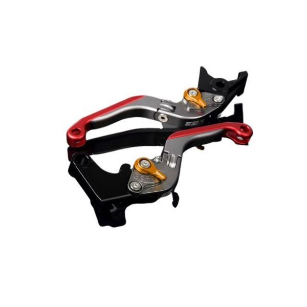 SPEEDRA アルミビレットアジャストレバーセット 可倒延長式（レバー本体：マットチタン） アジャ...