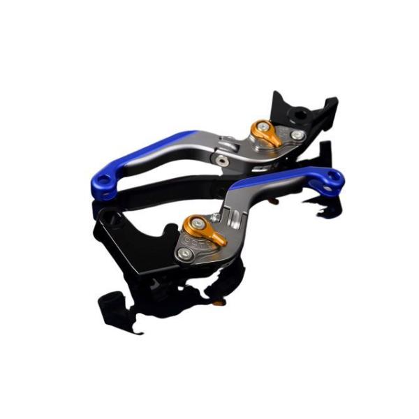 SPEEDRA アルミビレットアジャストレバーセット 可倒延長式（レバー本体：マットチタン） アジャ...