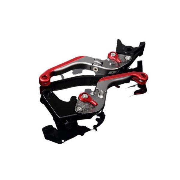 SPEEDRA アルミビレットアジャストレバーセット 可倒延長式（レバー本体：マットチタン） アジャ...