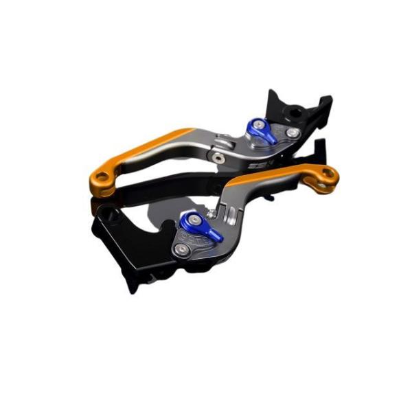 SPEEDRA アルミビレットアジャストレバーセット 可倒延長式（レバー本体：マットチタン） アジャ...