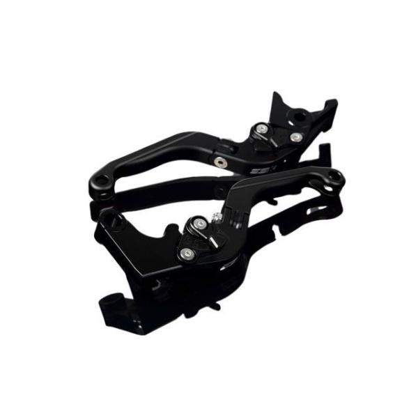 SPEEDRA ZX-6R アルミビレットアジャストレバーセット 可倒延長式（レバー本体：マットブラ...