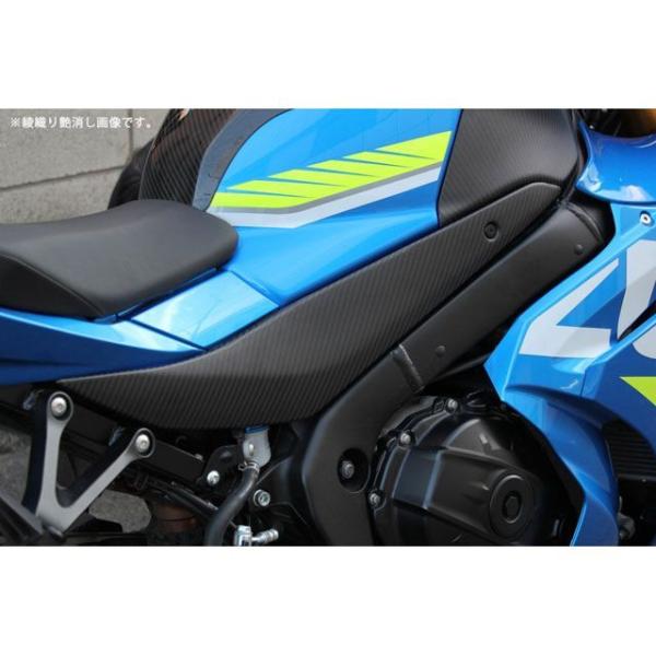 SPEEDRA GSX-R1000/R タンクサイドカバー  左右セットドライカーボン 仕様 綾織り...