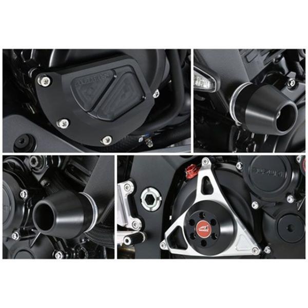 アグラス GSX-S1000 KATANA レーシングスライダー 4点セット フレームφ60＋ジェネ...