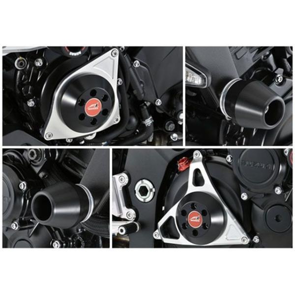 アグラス GSX-S1000 KATANA レーシングスライダー 4点セット フレームφ60＋ジェネ...