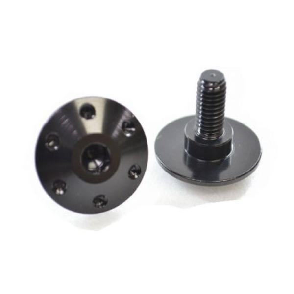 KN企画 シグナスX 1/2/3型 アルミフロントフェンダーボルト カラー ブラック メーカー在庫あ...