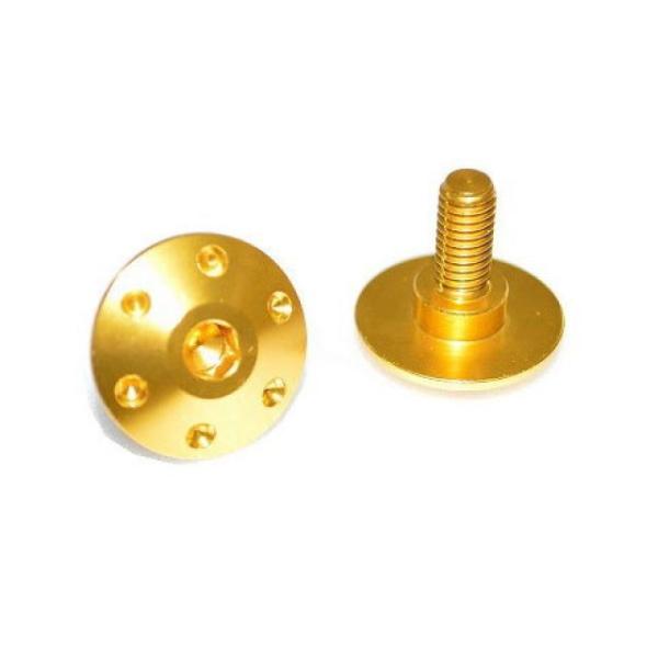 KN企画 シグナスX 1/2/3型 アルミフロントフェンダーボルト カラー ゴールド メーカー在庫あ...