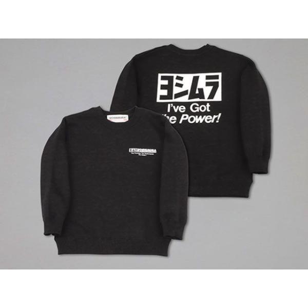 ヨシムラ スウェットシャツ（ジュニア） 黒 サイズ ジュニアS（110） YOSHIMURA