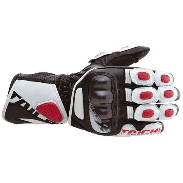 RSタイチ NXT053 GP-X レーシンググローブ カラー ホワイト/レッド サイズ L メーカ...
