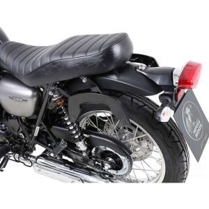 ヘプコ＆ベッカー W800 W800 Street/Cafe サイドソフトケースホルダー「C-Bow」 （ブラック） HEPCO＆BECKER｜モトメガネ2号店