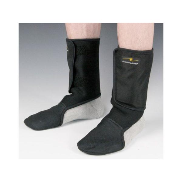 ラフ＆ロード RR7913 ウインドガードトゥアンクルウォーマー（ブラック） サイズ フリー Rou...