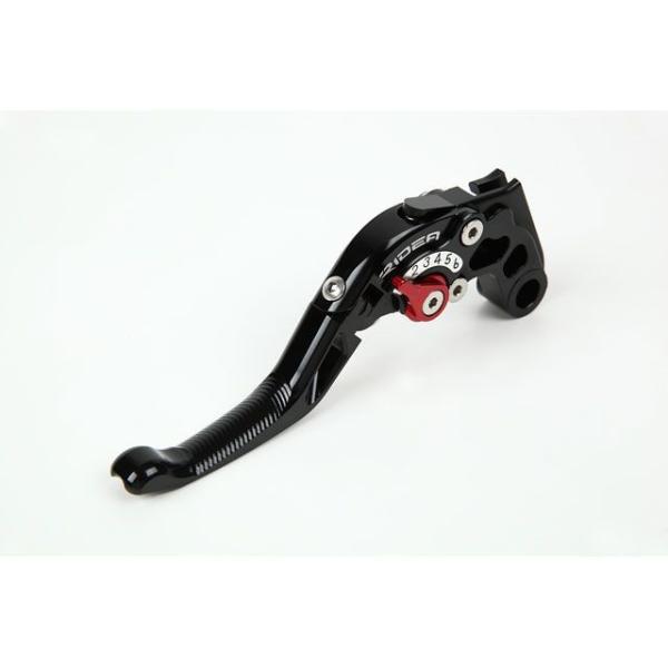 リデア 可倒式アジャストショートクラッチレバー（ブラック） アジャスト ゴールド RIDEA