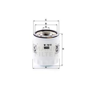 マンフィルター W7015 オイルエレメント ...の詳細画像1