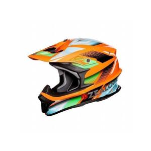 正規品／ジーロット MadJumper II（マッドジャンパー2） GRAPHIC ORANGE/BLUE サイズ：S ZEALOT バイク