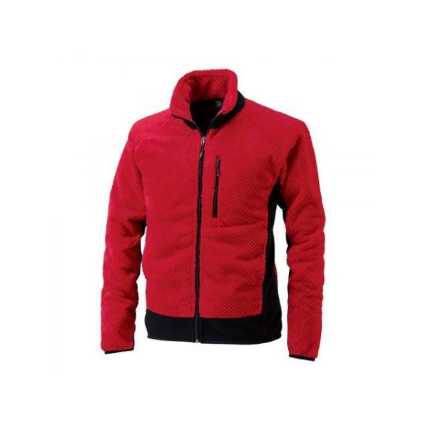 TSデザイン マイクロファーロングスリーブジャケット（レッド） サイズ L メーカー在庫あり TS ...