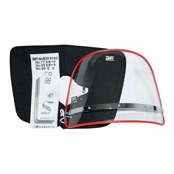 ゼットファーザーブラザーズ クリア風防フチ赤フーボー/Clear-Red-FUBO 黒布タレ Z-F...