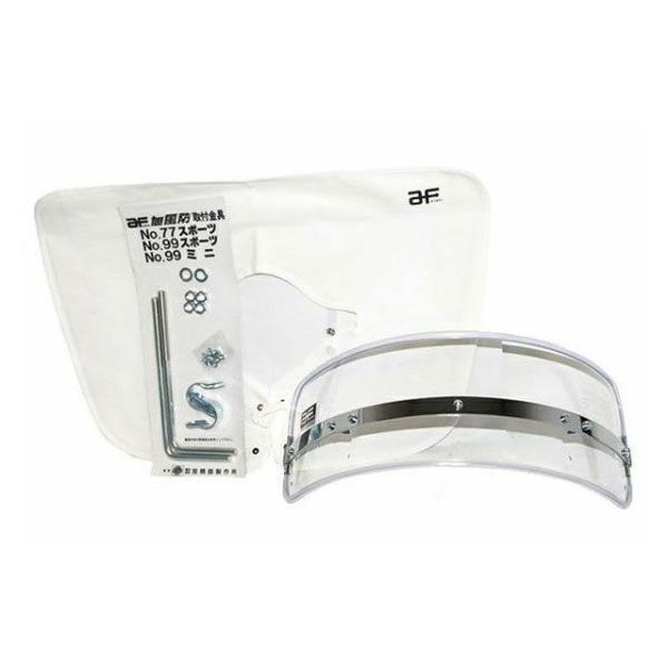 ゼットファーザーブラザーズ 短風防/Tan-FUBO 白布タレ Z-FATHER BROTHERZ